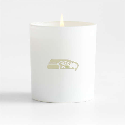 NFL Seattle Seahawks Monochrome No. 01 Blanc 1-Wick Scented Candle - Basil, Nettle Flower and Sage