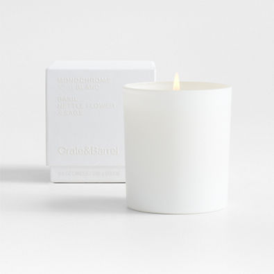 View Monochrome No. 01 Blanc Scented Candle - Basil, Nettle Flower and Sage details