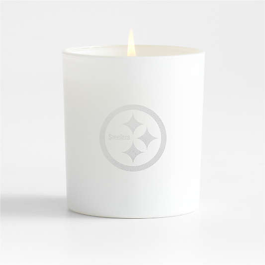 NFL Pittsburgh Steelers Monochrome No. 01 Blanc 1-Wick Scented Candle - Basil, Nettle Flower and Sage