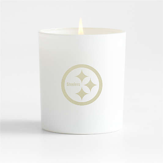 NFL Pittsburgh Steelers Monochrome No. 01 Blanc 1-Wick Scented Candle - Basil, Nettle Flower and Sage