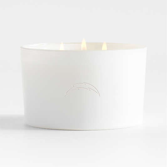 NFL Los Angeles Chargers Monochrome No. 01 Blanc 3-Wick Scented Candle - Basil, Nettle Flower and Sage