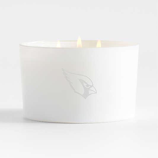 NFL Arizona Cardinals Monochrome No. 01 Blanc 3-Wick Scented Candle - Basil, Nettle Flower and Sage