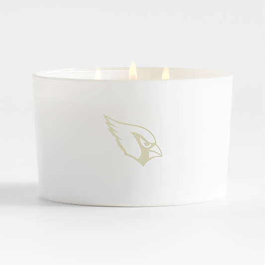 NFL Arizona Cardinals Monochrome No. 01 Blanc 3-Wick Scented Candle - Basil, Nettle Flower and Sage
