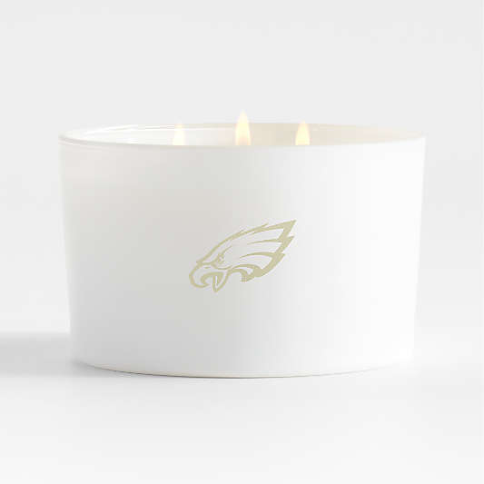 NFL Philadelphia Eagles Monochrome No. 01 Blanc 3-Wick Scented Candle - Basil, Nettle Flower and Sage