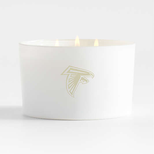 NFL Atlanta Falcons Monochrome No. 01 Blanc 3-Wick Scented Candle - Basil, Nettle Flower and Sage