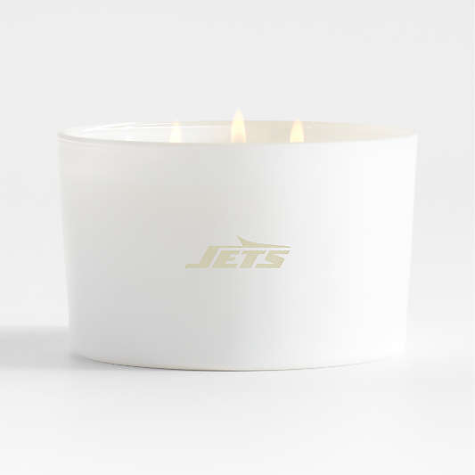 NFL New York Jets Monochrome No. 01 Blanc 3-Wick Scented Candle - Basil, Nettle Flower and Sage