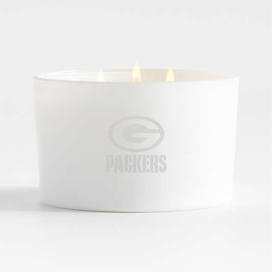 NFL Green Bay Packers Monochrome No. 01 Blanc 3-Wick Scented Candle - Basil, Nettle Flower and Sage