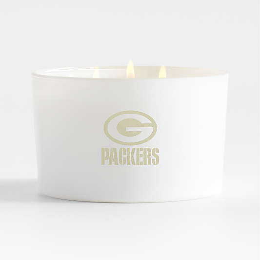 NFL Green Bay Packers Monochrome No. 01 Blanc 3-Wick Scented Candle - Basil, Nettle Flower and Sage