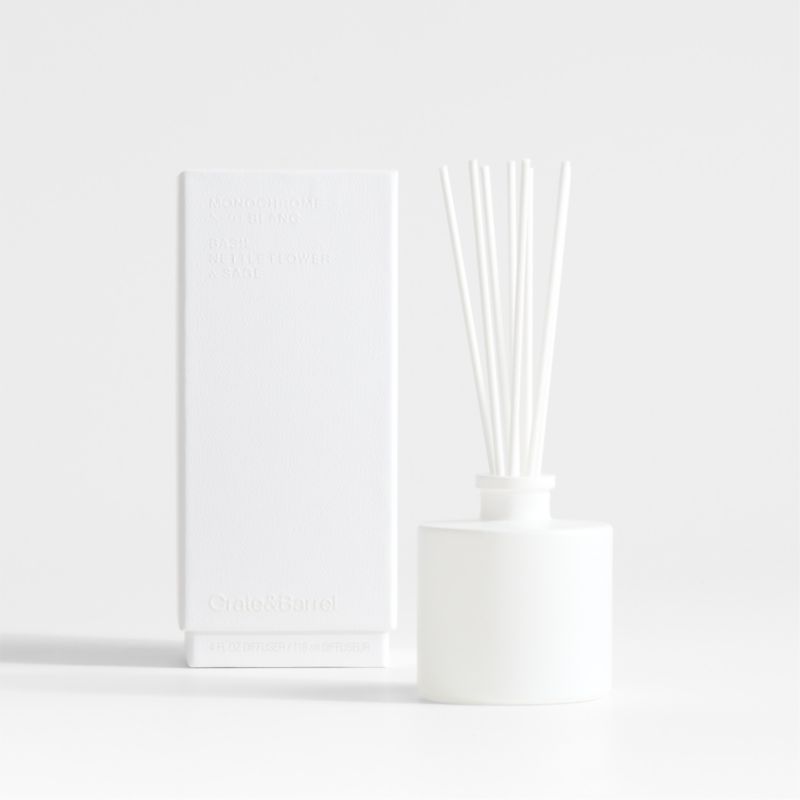 Monochrome No. 01 Blanc Reed Diffuser - Basil, Nettle Flower and Sage