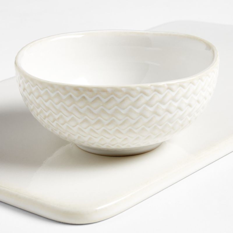 Blanc Stoneware Cheese Board and Bowl Gift Set - image 1 of 2