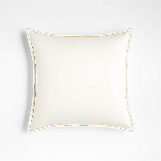 Blanca 18" Denim White Pillow