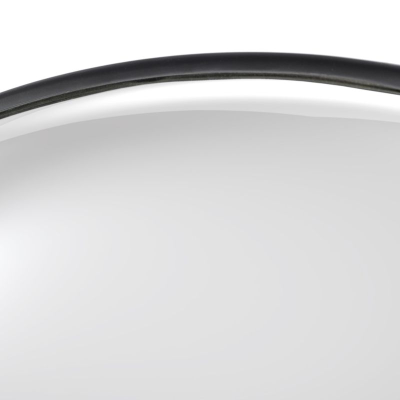 Blanche Black Convex Wall Mirror 46.5" - image 3 of 6
