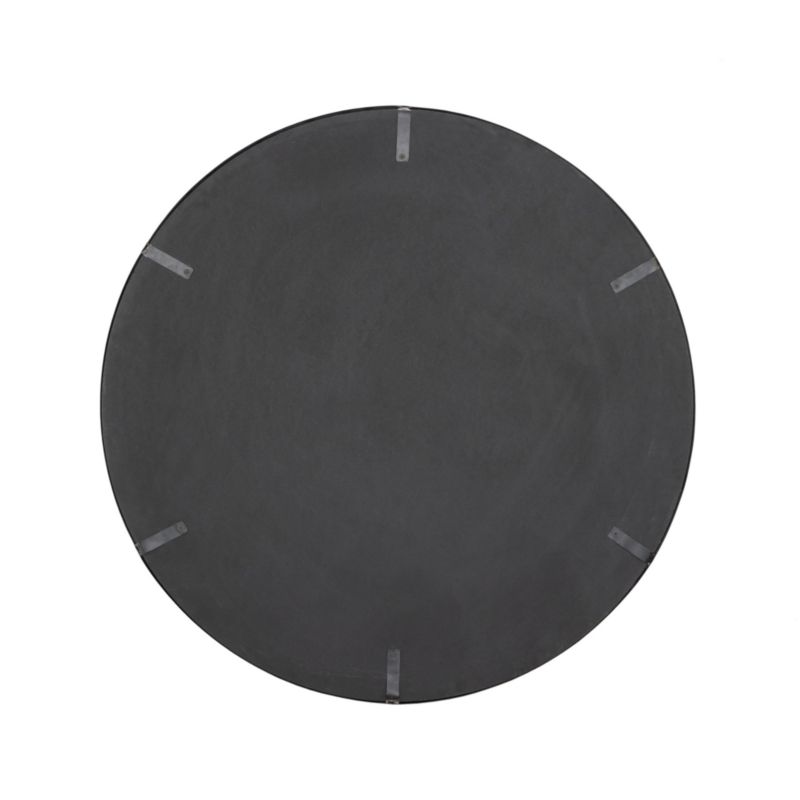 Blanche Black Convex Wall Mirror 46.5" - image 5 of 6