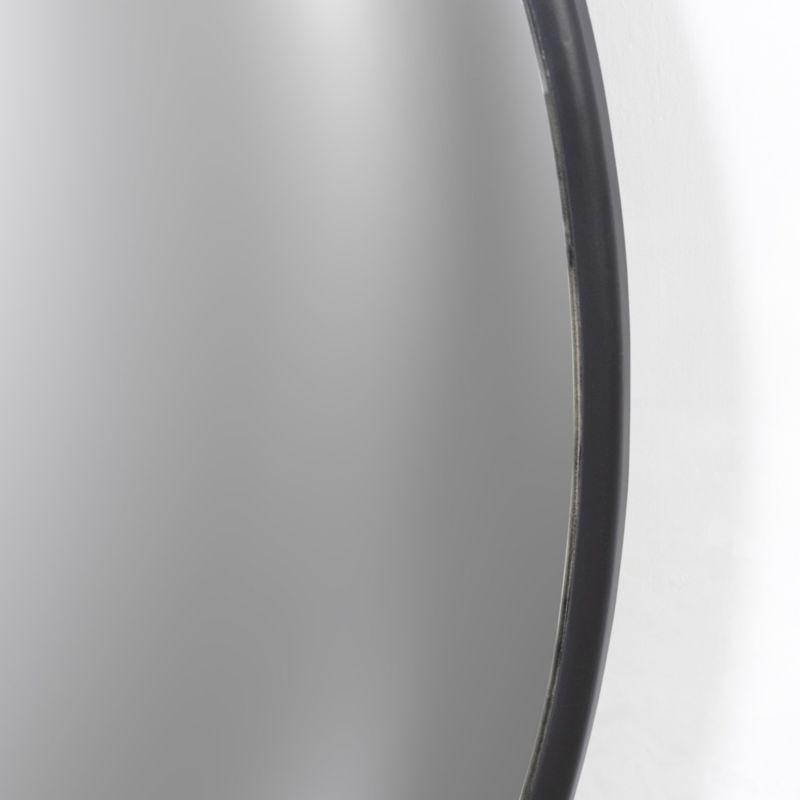 Blanche Black Convex Wall Mirror 46.5" - image 4 of 6