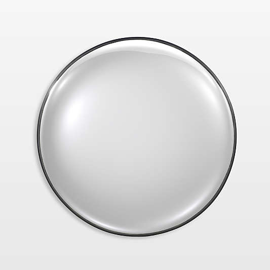 Blanche Black Convex Wall Mirror 46.5"