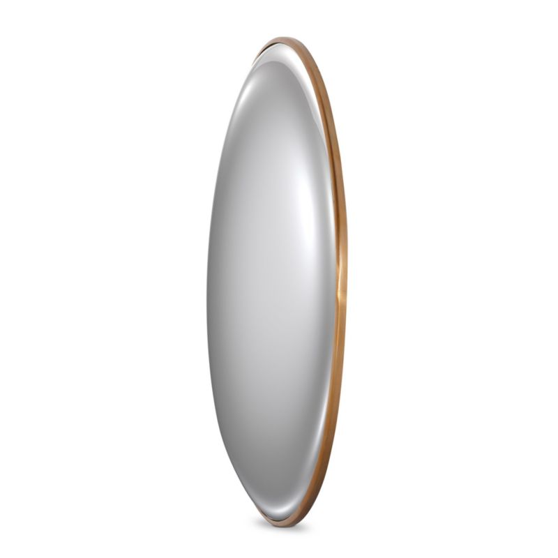 Blanche Brass Convex Wall Mirror 46.5" - image 4 of 6