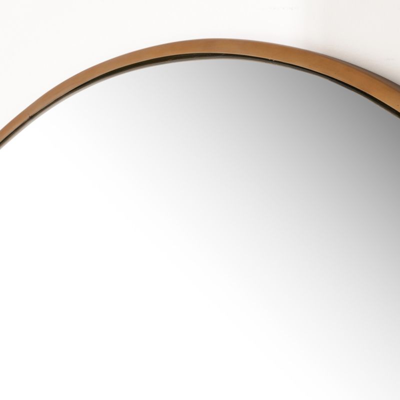 Blanche Brass Convex Wall Mirror 46.5" - image 2 of 6