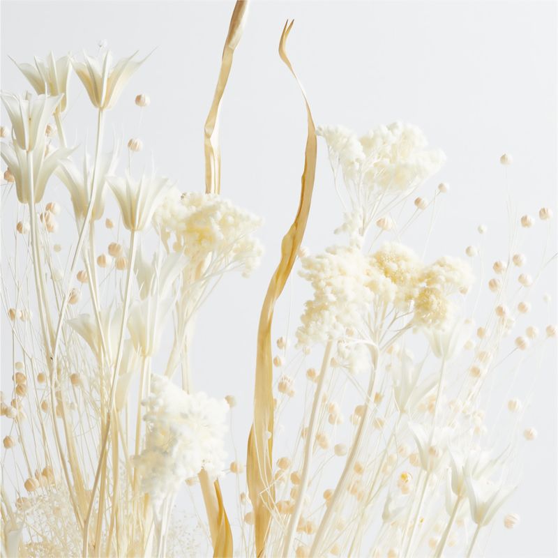 Bleached Yarrow and Gypso Dried Bouquet