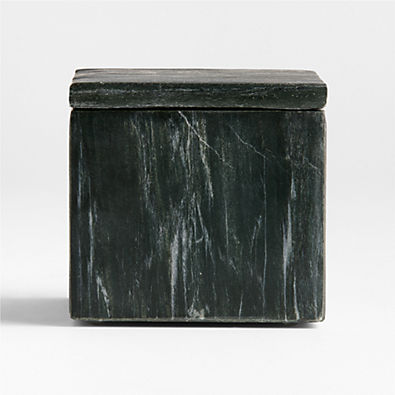 View Bleecker Black Marble Square Canister details