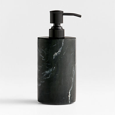 View Bleecker Black Marble Soap Pump details