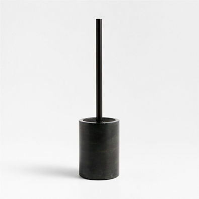 View Bleecker Black Marble Toilet Brush details