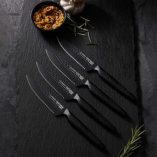 Cuisine::pro® iD3® BLACK SAMURAI™ 4-Piece Steak Knives