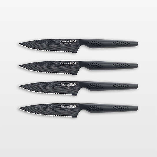 Cuisine::pro® iD3® BLACK SAMURAI™ 4-Piece Steak Knives