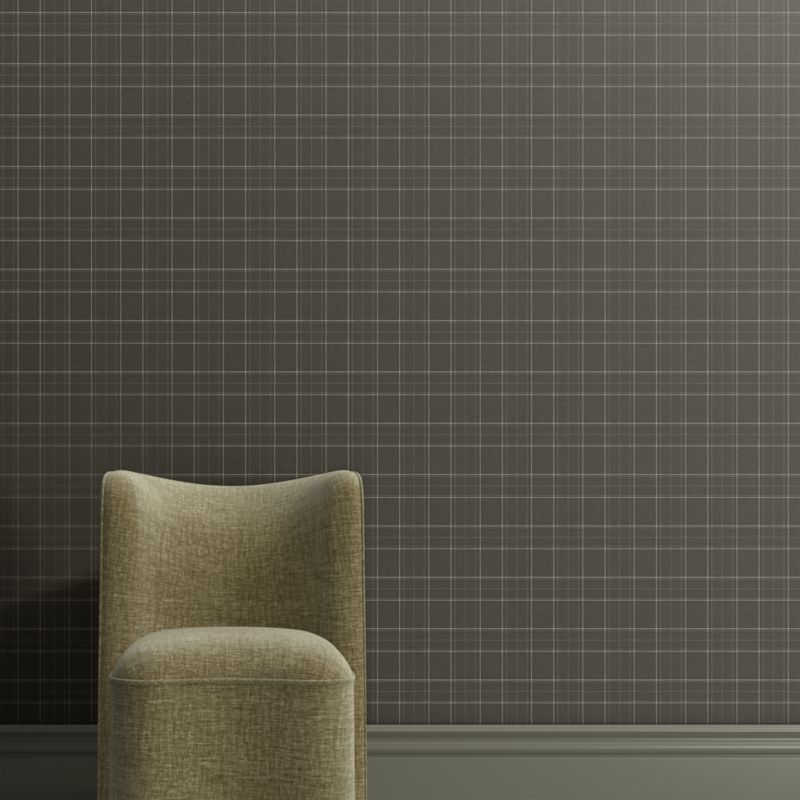 Balmoral Dark Green Plaid Wallpaper - image 1 of 4