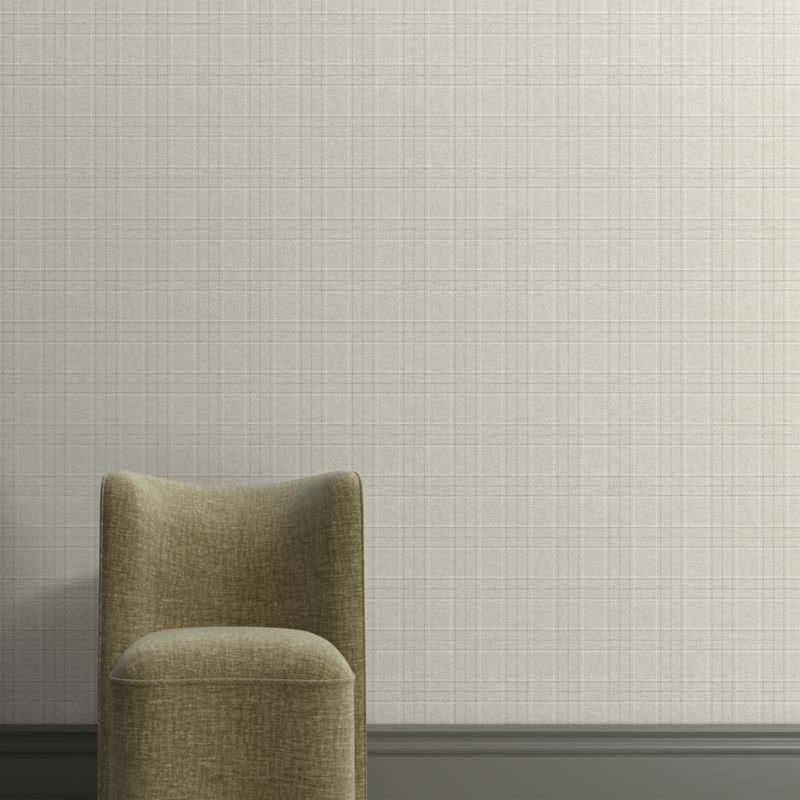 Balmoral Natural Plaid Wallpaper - image 1 of 2