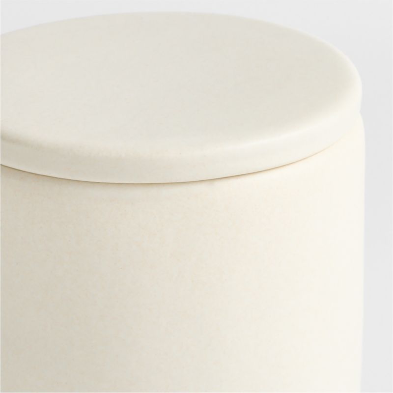 Blanc Ceramic Canister with Lid - image 3 of 5