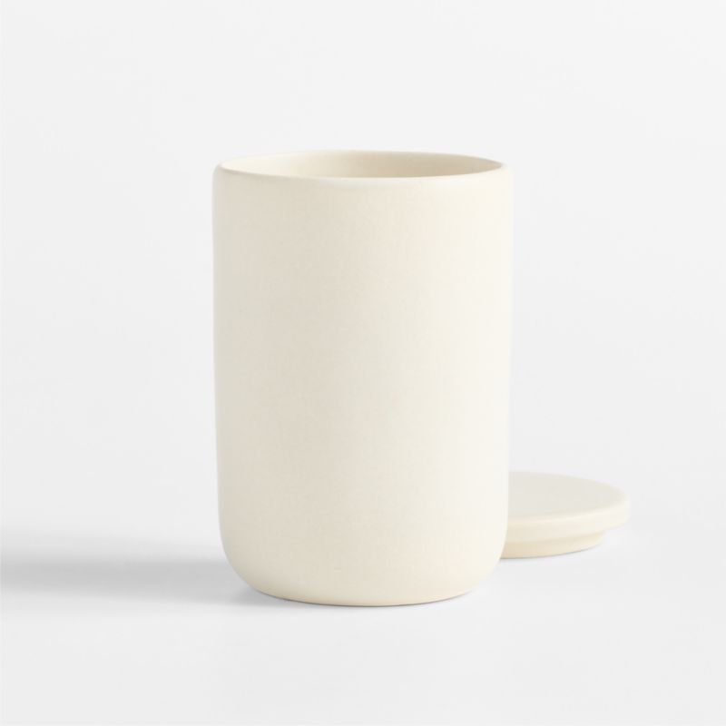 Blanc Ceramic Canister with Lid - image 4 of 5