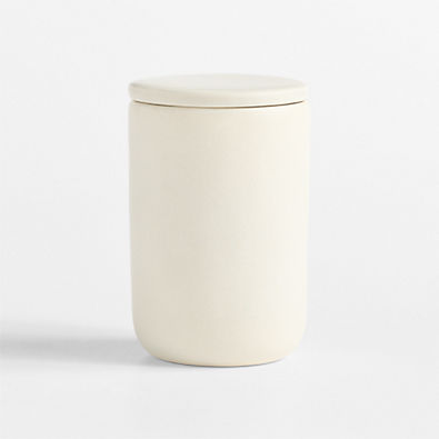 View Blanc Ceramic Canister with Lid details
