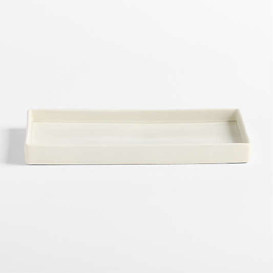 Blanc Ceramic Vanity Tray