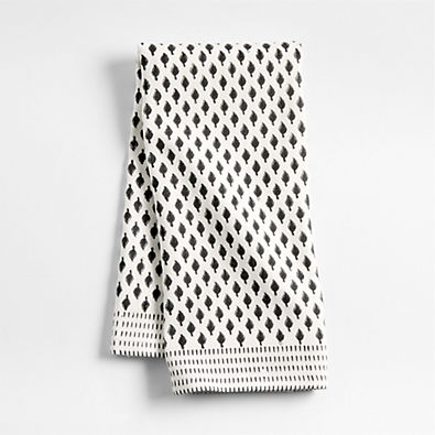 View Organic Cotton Block Print Kitchen Towel details