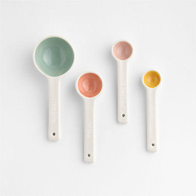 View Bloom Ceramic Measuring Spoons, Set of 4 details
