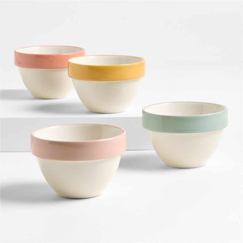 Bloom Ceramic Pinch Bowls, Set of 4 - image 1 of 3