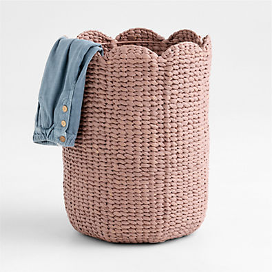 View Bloom Wicker Lilac Purple Kids Hamper details