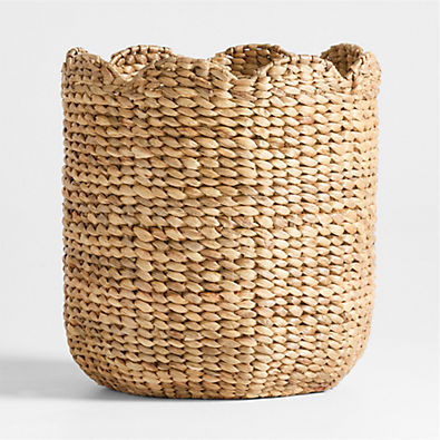 View Bloom Natural Woven Large Floor Storage Bin details