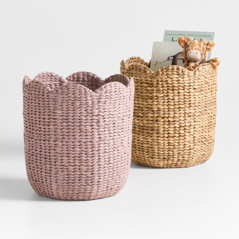 Bloom Lilac Woven Large Floor Storage Bin - image 1 of 4