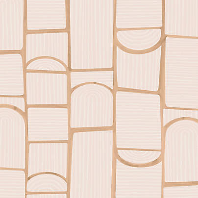 Backdrop Bloomsbury Light Pink Wallpaper