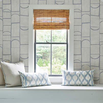 Backdrop Bloomsbury Cool Gray Wallpaper