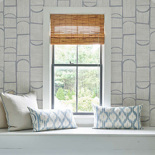 Backdrop Bloomsbury Cool Gray Wallpaper