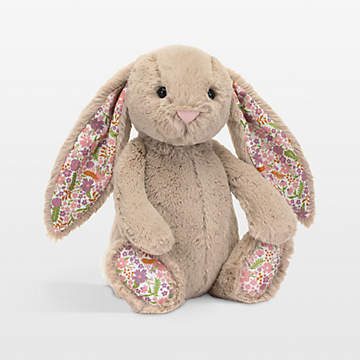 Jellycat Bashful Woodland Bunny Kids Plush Stuffed Animal +