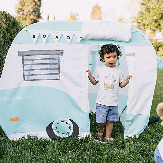 Wonder & Wise by Asweets Blue Road Trip Camper Kids Canvas Playhouse