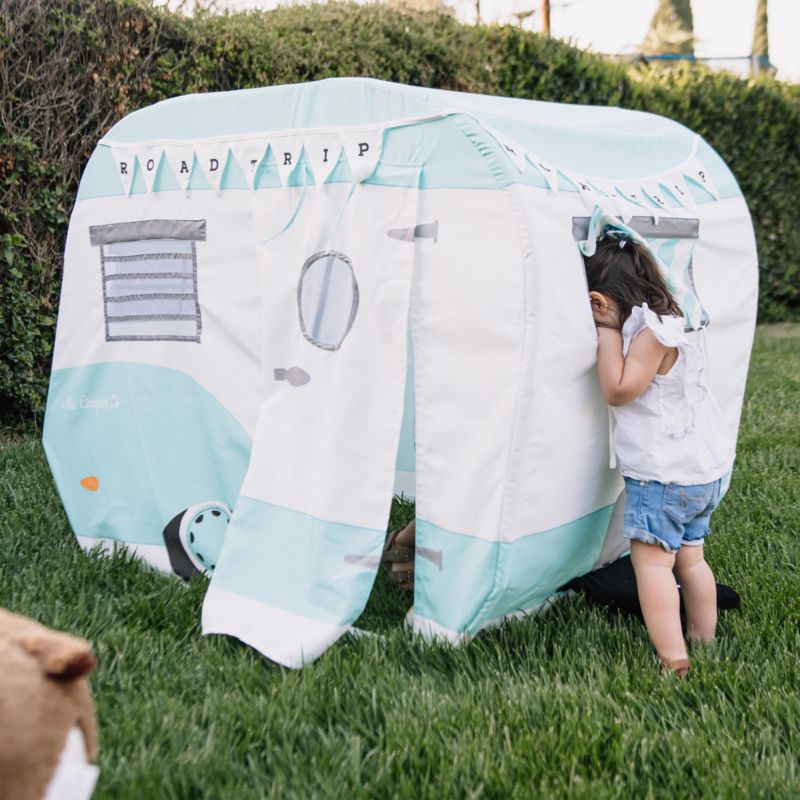 Wonder & Wise by Asweets Blue Road Trip Camper Kids Canvas Playhouse ...