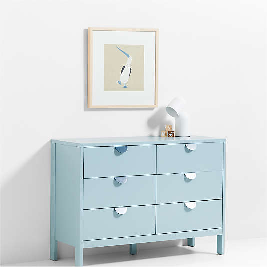 Blue Footed Bird Framed Wall Art Print