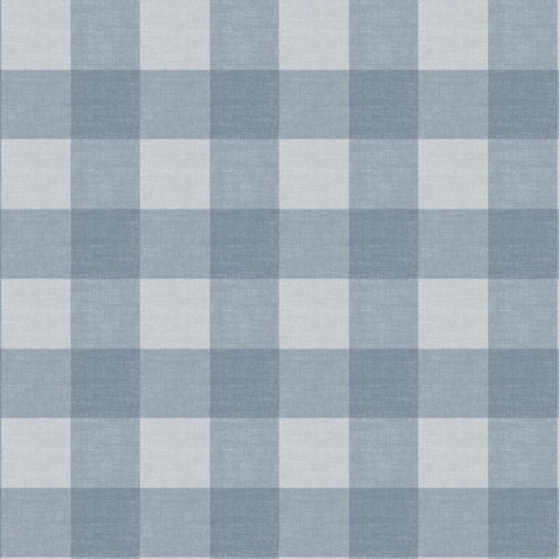 Chasing Paper Blue Gingham Peel and Stick Wallpaper 2'x12' - image 3 of 5