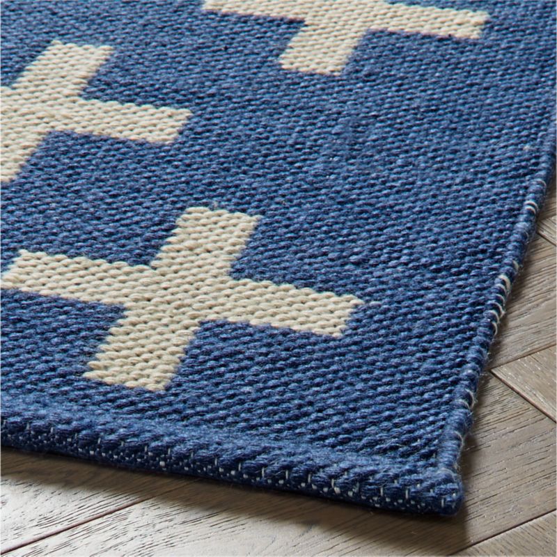 Positive 4x6' Blue Performance Kids Rug - image 6 of 14