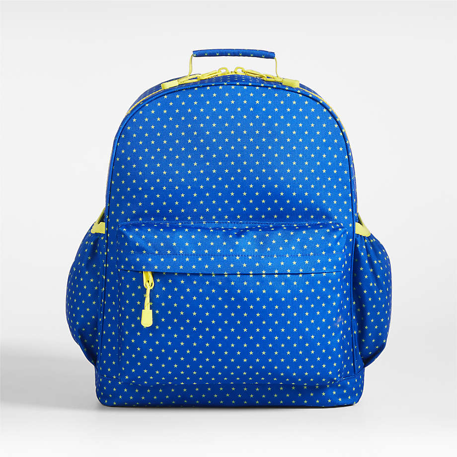 Large Kids Blue Star Personalized Backpack for School + Reviews Crate
