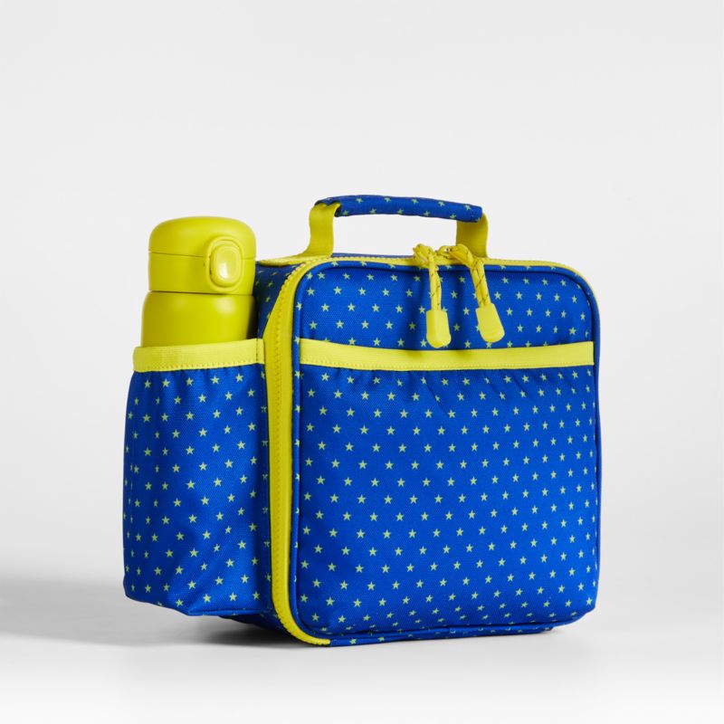 Lucky Stars Blue Soft Insulated Kids Lunch Box